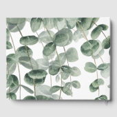 Eucalyptus Greenery Elegant Wedding  ゲストブック (裏面)