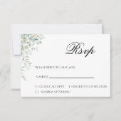 Eucalyptus Greenery RSVP Card (正面)