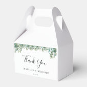 eucalyptus greenery wedding フェイバーボックス (裏面サイド)