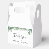 eucalyptus greenery wedding フェイバーボックス (オープン)