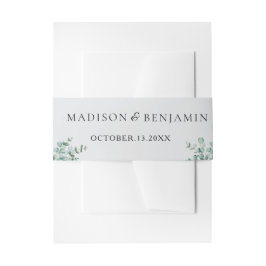 eucalyptus greenery wedding 招待状ベリーバンド