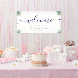 eucalyptus greenery wedding 横断幕