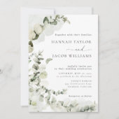 Eucalyptus Greenery Wedding Invitation 招待状 (正面)