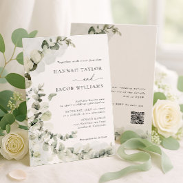 Eucalyptus Greenery Wedding Invitation 招待状
