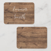 Eucalyptus Greenery Wedding Place Card | Rustic プレイスカード (正面/裏面)