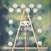 Eucalyptus Greenery Wedding Welcome アクリルサイン (ニュートラル)