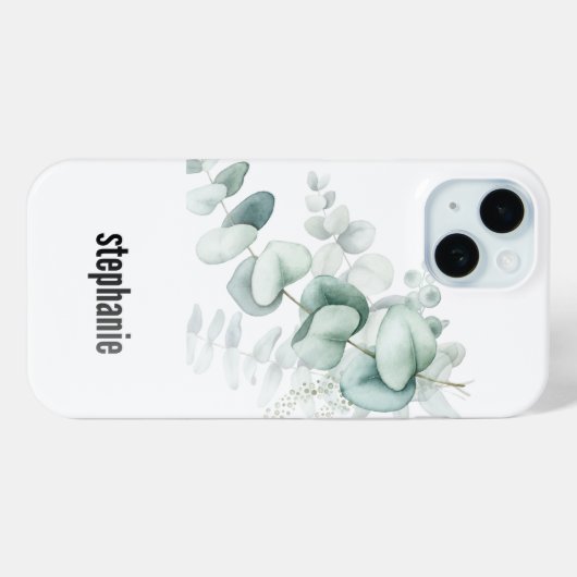 eucalyptus i phone smart cover Case-Mate iPhoneケース (裏面 (横))