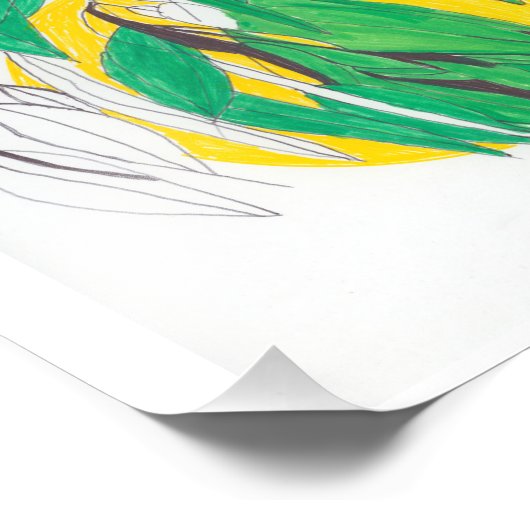 Eucalyptus Leaf Print フォトプリント (角)