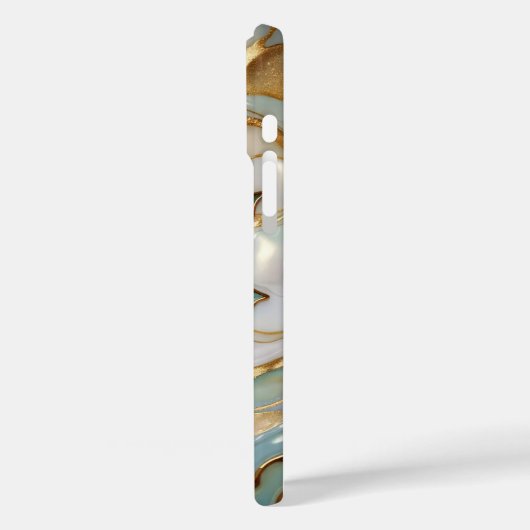 Eucalyptus Leaf Stained Glass Phone Case Case-Mate iPhoneケース (裏面 / 左)