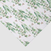 Eucalyptus Leaves and Branches Watercolor Pattern  薄葉紙 (詳細)