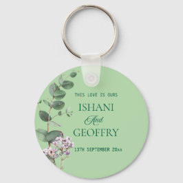 Eucalyptus Leaves Greenery Wedding  キーホルダー