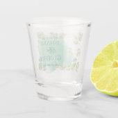 Eucalyptus Leaves Greenery Wedding  ショットグラス (裏面)