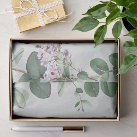 Eucalyptus Leaves Greenery Wedding 薄葉紙 (ギフト)