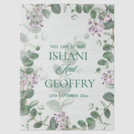 Eucalyptus Leaves Greenery Wedding 薄葉紙