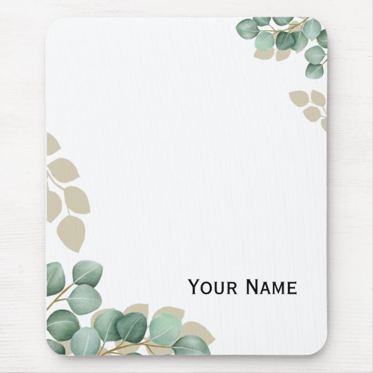 Eucalyptus Leaves HP Laptop Skin マウスパッド (正面)