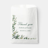 Eucalyptus leaves wedding favour bag フェイバーバッグ (正面)