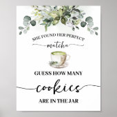 Eucalyptus Matcha How Many Cookies Shower Game ポスター (正面)