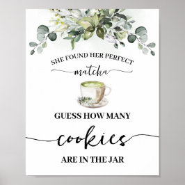 Eucalyptus Matcha How Many Cookies Shower Game ポスター