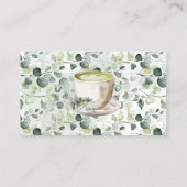 Eucalyptus Matcha How many Kisses for Mrs Card プレイスカード (裏面)