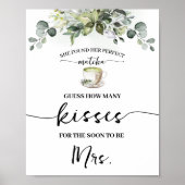 Eucalyptus Matcha How Many Kisses for Mrs Game ポスター (正面)