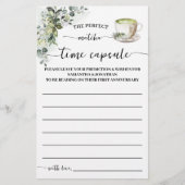 Eucalyptus Matcha Time Capsule Advice Game Card チラシ (正面)