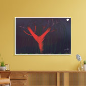 Eucalyptus Midnight Canvas Print キャンバスプリント (インサイチュ (リビング))