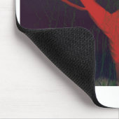 Eucalyptus Midnight Mousepad. Impressionist art. マウスパッド (コーナー)