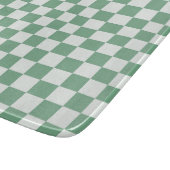Eucalyptus mist checkerboard pattern カッティングボード (角)