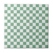 Eucalyptus mist checkerboard pattern タイル (正面)