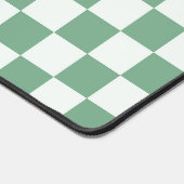 Eucalyptus mist checkerboard pattern デスクマット (コーナー)