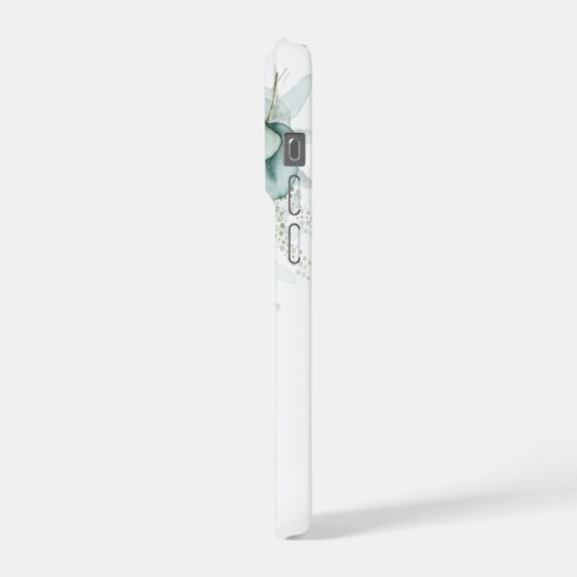 Eucalyptus Pattern iphone Case iPhoneケース (左側面)