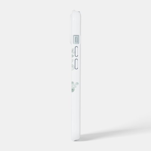 Eucalyptus Pattern iphone Case iPhone 15ケース (左側面)