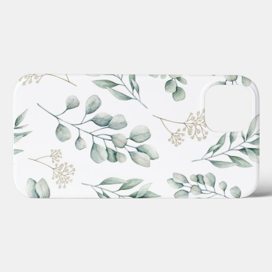 Eucalyptus Pattern iphone cover  Case-Mate iPhoneケース (裏面 (横))