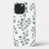 Eucalyptus Pattern iphone cover  iPhoneケース (裏面)