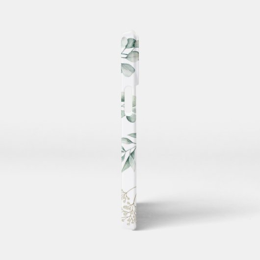 Eucalyptus Pattern iphone cover iPhoneケース (右側面)