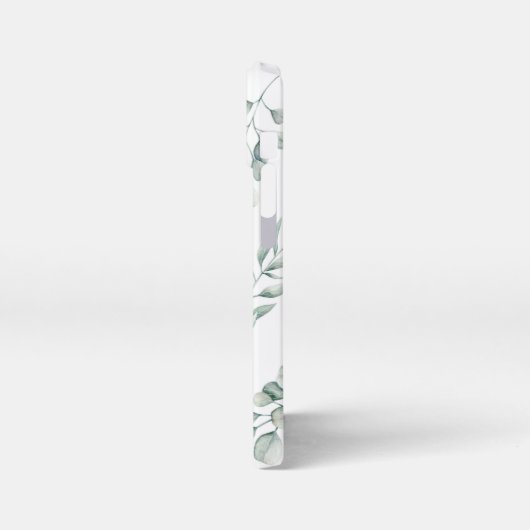 Eucalyptus Pattern iphone cover iPhoneケース (左側面)