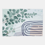 Eucalyptus Praying Mantis Australian Botanical Art キッチンタオル (横)