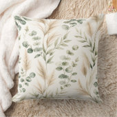 Eucalyptus Sage Green Pillow クッション (ブランケット)