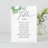 Eucalyptus Seating Chart Sign | Outdoor Wedding 招待状 (スタンド正面)