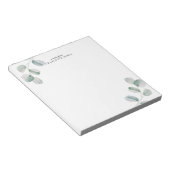 Eucalyptus Simple Personalized ノートパッド (アングル)