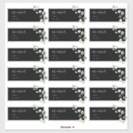 Eucalyptus Sprig Guest Address Labels シール