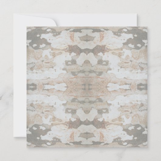 Eucalyptus Tree Bark Photo Closeup With Pattern カード (裏面)