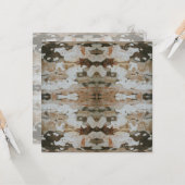 Eucalyptus Tree Bark Photo Closeup With Pattern カード (正面/裏面インサイチュ)