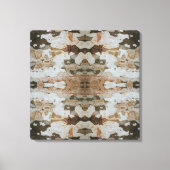 Eucalyptus Tree Bark Photo Closeup With Pattern キャンバスプリント (正面)