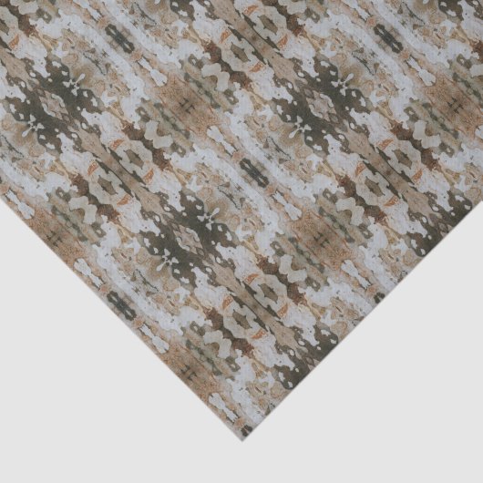 Eucalyptus Tree Bark Photo Closeup With Pattern 薄葉紙 (詳細)