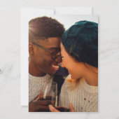 Eucalyptus Watercolor金ゴールドスクリ結婚プトS セーブザデート (裏面)