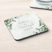 Eucalyptus Wedding Coaster 1001A コースター (左側)