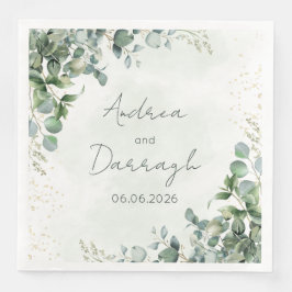 Eucalyptus Wedding Napkins 1001A