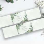 Eucalyptus Wedding Water Bottle Label 1001A ペットボトルラベル