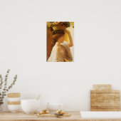 Eucharis - Girl With a Basket of Fruit by Leighton ポスター (キッチン)